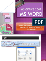 MS Office 2007-Word#1