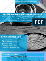 Perkembangan Manajemen Kearsipan