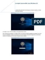 ELflnojabXa - Contourner Un Compte Inaccessible Sous Windows 10