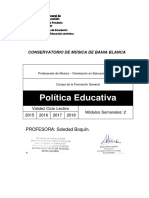 Politica Educativa 2017
