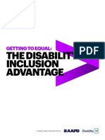 The Disability Inclusion Advantage: Getting To Equal