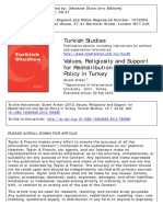 Turkish Studies: To Cite This Article: Gizem Arikan (2013) Values, Religiosity and Support For