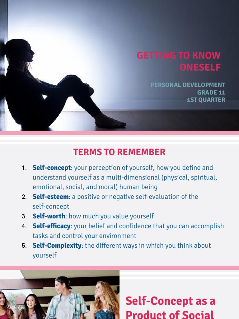 Getting To Know Oneself: Personal Development Grade 11 1St Quarter ...