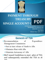 Payment Through Treasury Single Account On Pfms