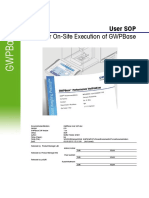 For On-Site Execution of Gwpbase: User Sop