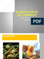 Clasificación de Los Alimentos