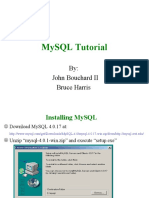 MySQL Installation and Configuration Guide