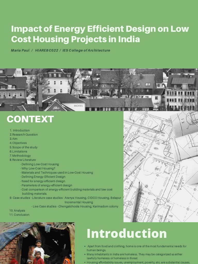 Rethinking Affordable Housing For Energy Efficiency and Thermal Comfort ...