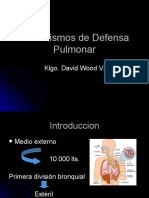 Mecanismos de Defensa Pulmonar