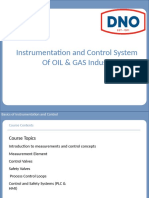 Instrumentation and Control System of OIL & GAS Industry