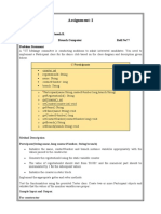 Assignment-1: Name of Student:Patekar Umesh B. Batch:D3 Branch:Computer Roll No77 Problem Statement