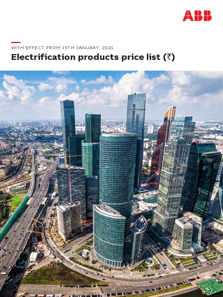 ABB EL PriceList Eff 15.01.2021 | PDF | Relay | Electrical Grid