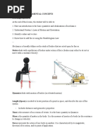 STATICS - Module 1 - Fundamental Concepts