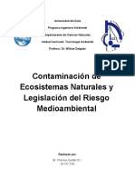 Contaminación ambiental y legislación medioambiental en Venezuela