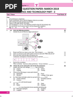 Science Paper 2 March 2019 STD 10th SSC Maharashtra Board Question Paper