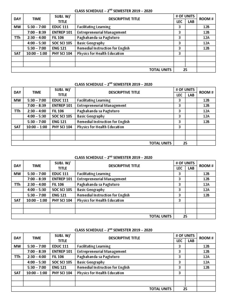 Tcc Class Schedule 2025 Maxi Theressa