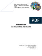 GUIA DE ESTUDIO-LEY DEL PRESUPUESTO-JOCELYNE MARROQUIN-201801909