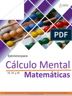 Matemáticas - Cálculo Mental CE 20-21