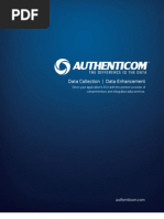 Authenticom Corporate Brochure - DMS Integration and Automotive Data Management Solutions