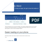 Welcome To Word: Easier Reading On Your Phone