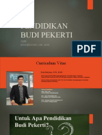 Pendidikan Budi Pekerti