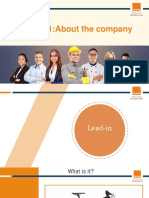 Lesson 1 - Unit 1.1 - Company Profile - 14.2.2022