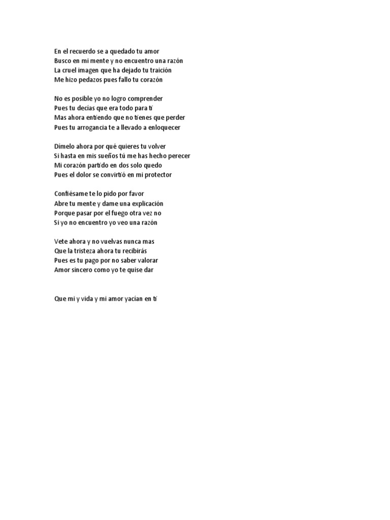 Tu Traicion PDF