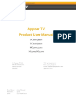 AppearTV - XC Platform User Manual