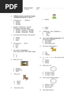 Lat Soal Bahasa Inggris Kelas 2 SD