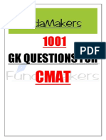 1001 CMAT GK Questions 1