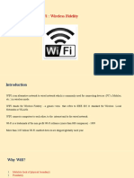 Wi-Fi: Wireless Fidelity