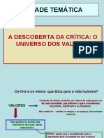 Filosofia valores e ética