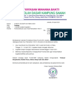 Surat Pemberitahuan Libur Ramadhan 2021