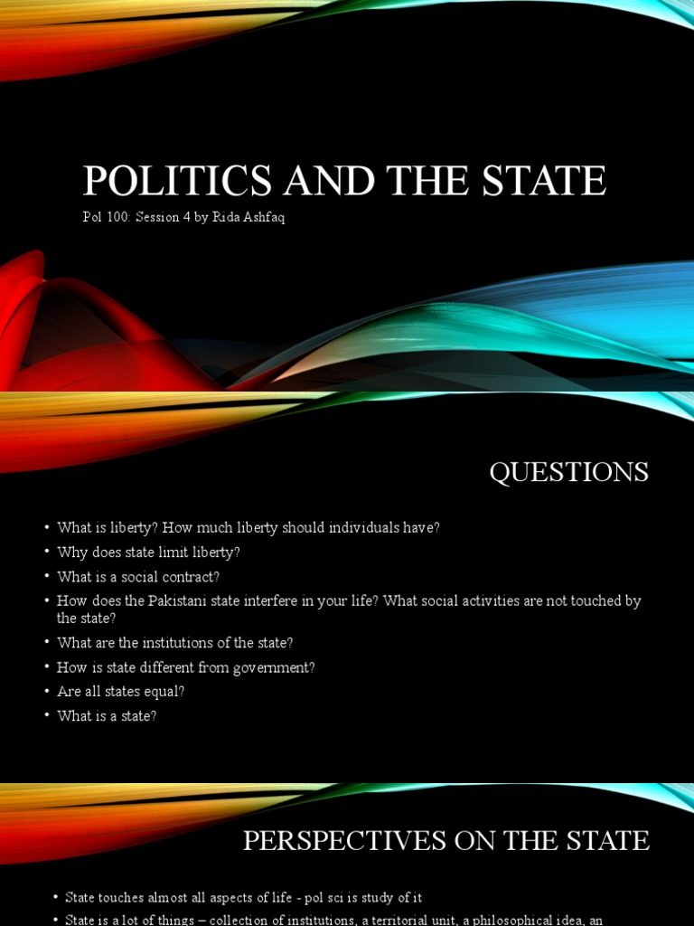 Understanding the Role of the State | PDF | State (Polity) | Liberalism