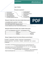 Wortschatz Ue 1 2 Studium