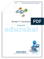Module 7: Calculation: Assignment