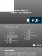 Laravel vs. Node - Js - War For The Backend