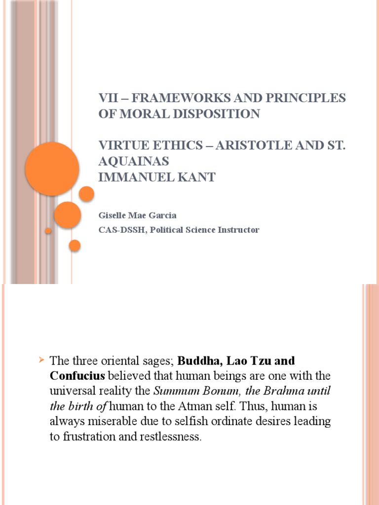 7 Frameworks and Principles of Moral Disposition PDF