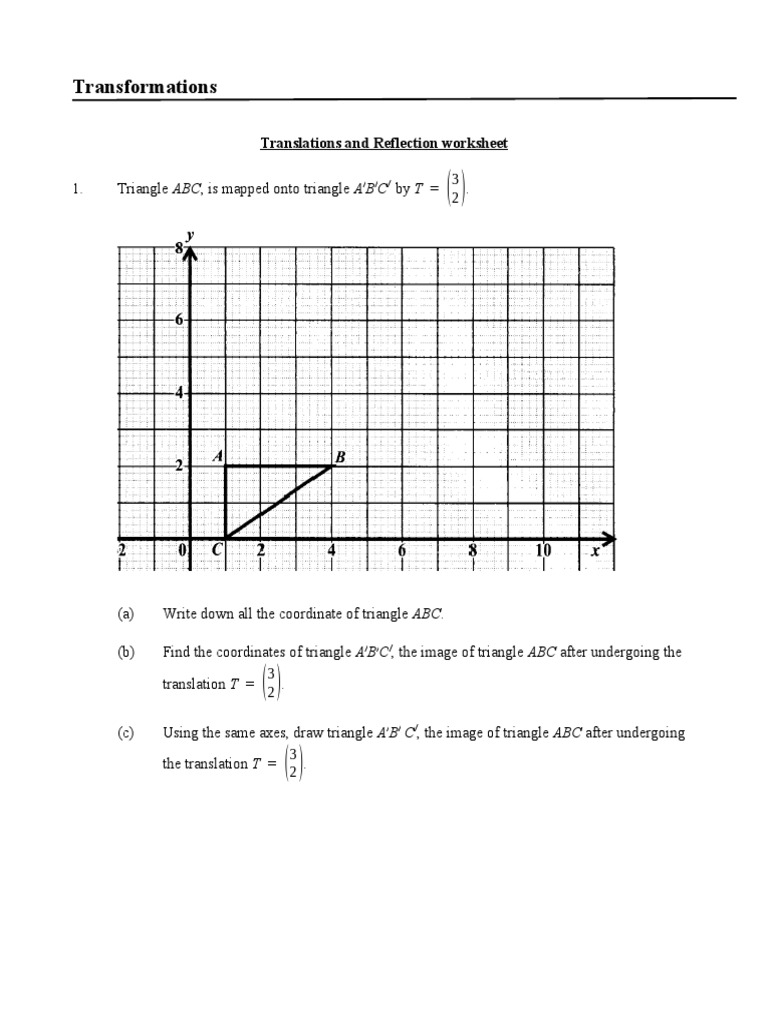 Csec mathematics past papers transformations part a ans pdf