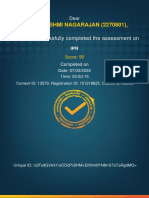 IPR Completion Certificate