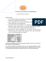 Ficha de Exercícios 1 de GPO