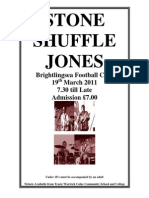 Stone Shuffle Jones Poster 19th March