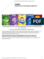 25 Datos Curiosos de Intensa-Mente (Inside Out)