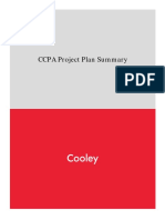 CCPA Project Plan Summary