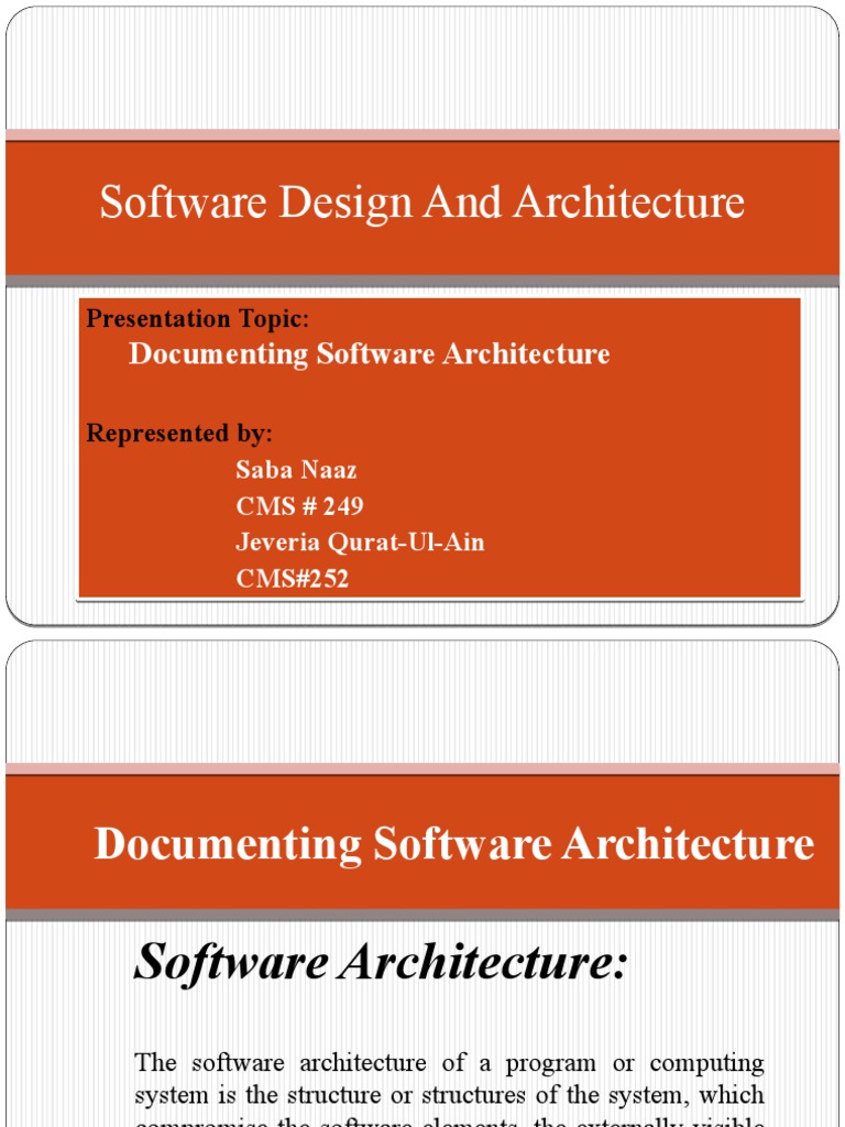 Documenting Software Architecture Download Free Pdf Software