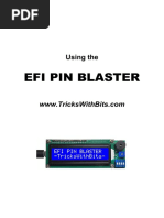 Efi Pin Blaster: Using The