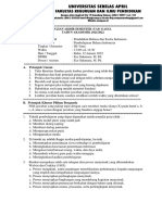 Soal UAS Pembelajaran Bhs Indonesia FKIP 2022