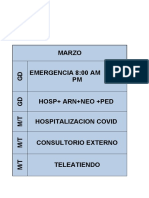 Rol de Marzo 2022