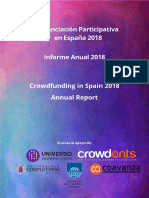 Sesión 5 - Informe Anual Del Crowdfunding 2018 España - Javier Anós