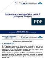 15 Aplicacao de Documentos Mandatorios Do IAF